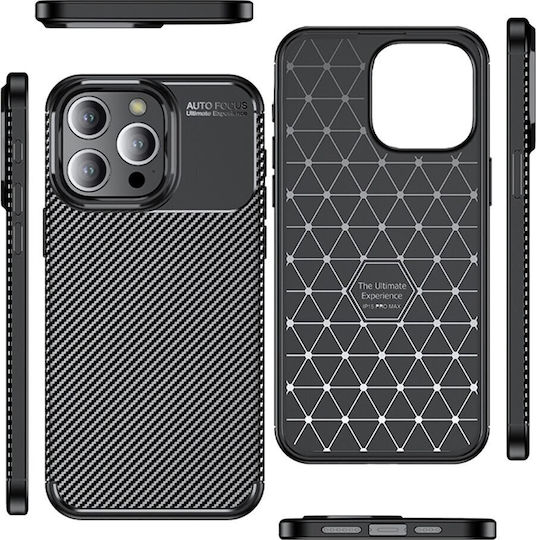 Business Carbon Back Cover Silicone Black (Xiaomi Mi 11 Ultra)