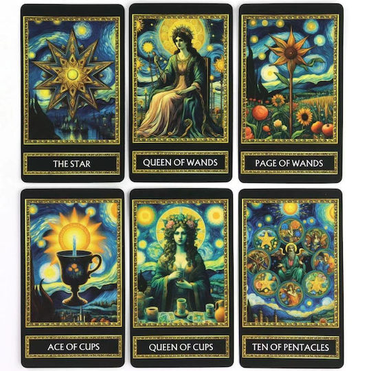 Κάρτες Ταρώ Van Gogh Tarot 10,5cm 78 Εικονογραφημένες Κάρτες