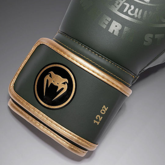 Venum Boxing Gloves for Match Green