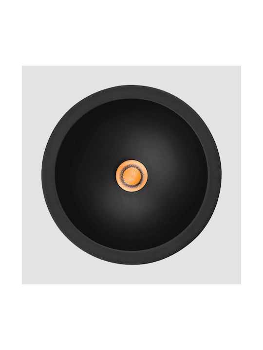 Zambelis Lights Led Recessed Spot with Integrated LED and Warm White Light Black 1pcs