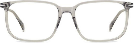 David Beckham Men's Acetate Prescription Eyeglass Frame Grey DB 1231 KB7