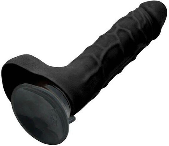Charmly Toy Dildo realist cu Testicule și Ventuză Negru 20cm