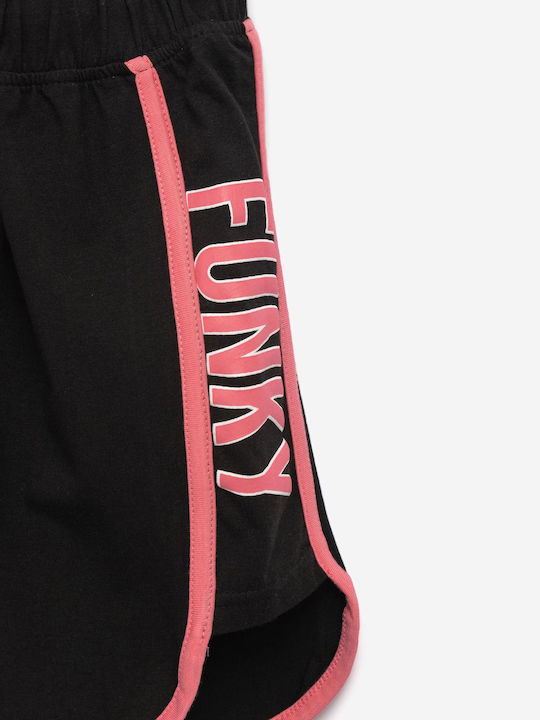 Funky Παιδικό Σετ με Σορτς Μαύρο 2τμχ