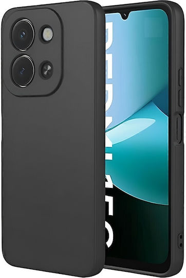 Matt Back Cover Silicon Negru (Redmi 15C 5G)