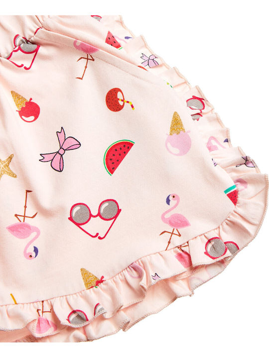 Kinder-Set mit Shorts Sommer 2Stück Weiß