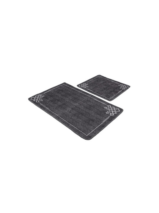 UnicUtil Antiderapant Set Covorașe de Baie 359CHL5257 Multicolor 2buc