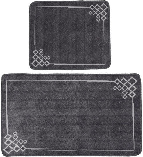 UnicUtil Non-Slip Bath Mats Set 359CHL5257 Multicolor 2pcs
