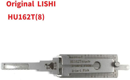 Lishi Original Hu162t 8 Vag2015 2-în-1 Unealtă De Decodare Pick Contact Uși Portbagaj Compatibil VW Audi 2015+