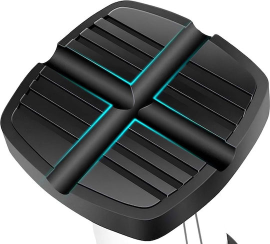Avizar Mini Manuelle Fußluftpumpe 17 Cm Tragbar Vielseitig Praktisch Schwarz