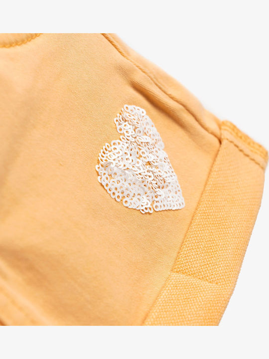 Kids' Shorts/Bermudas Fabric Yellow