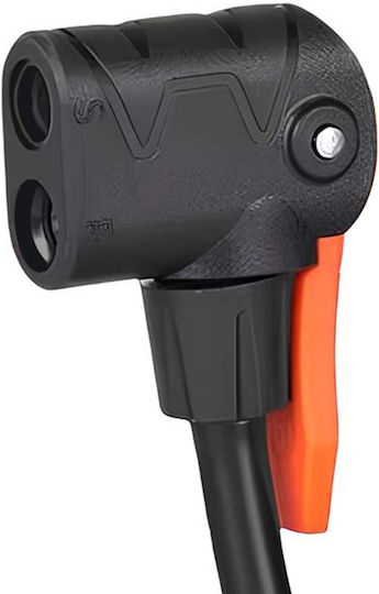 Avizar Mini Manuelle Fußluftpumpe 17 Cm Tragbar Vielseitig Praktisch Schwarz