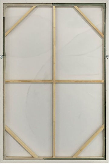 Rhea Gemälde Dekoratives Rahmen 82.6x4.3x122.6cm Segeltuch Öl Beige Ps