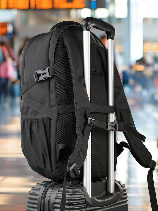 Paolo Peruzzi Backpack Αδιάβροχο Μαύρο