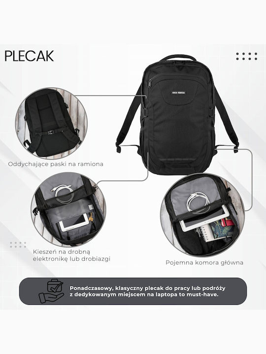 Paolo Peruzzi Backpack Αδιάβροχο Μαύρο