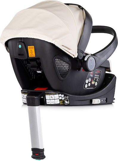 Chipolino Prestige Reglabil 3 în 1 Cărucior pentru copii Potrivit pentru Nou-născut Cașmir 9.35kg