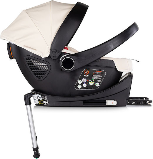 Chipolino Prestige Reglabil 3 în 1 Cărucior pentru copii Potrivit pentru Nou-născut Cașmir 9.35kg