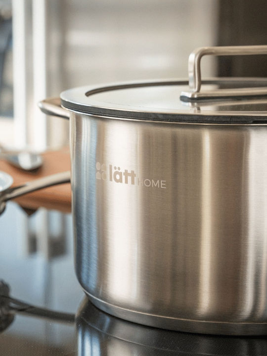 Lätt Home Дълбока Неръждаема Тенджера 6лт
