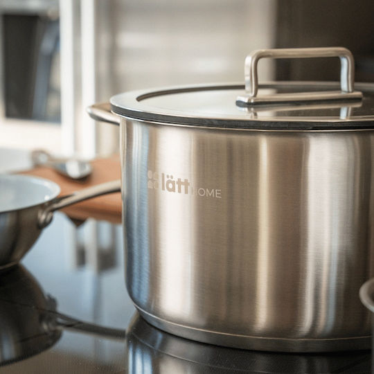 Lätt Home Vita Collection Дълбока Неръждаема Тенджера 6л
