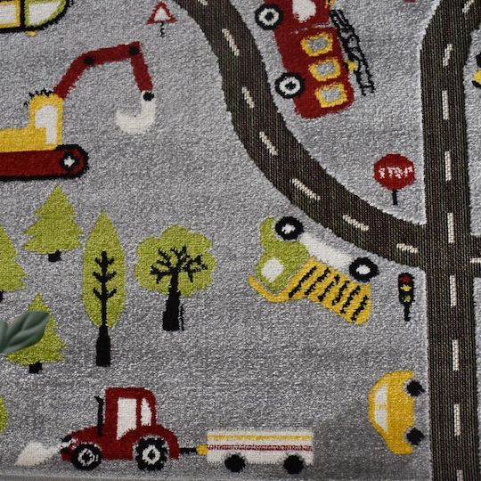 Saray Home Kids Synthetic Rug 3d City Adventure 160x210cm