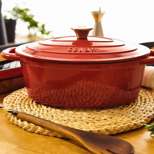 Lätt Home Shallow Cast Iron Pot 3.85lt 29cm