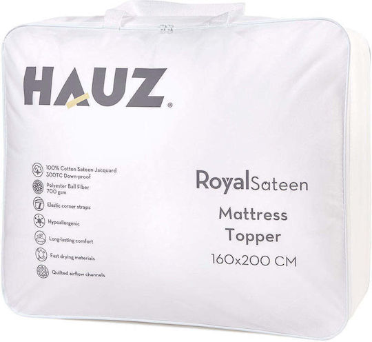 Hauz Ανώστρωμα Royal King Size Βαμβάκι 180x200εκ.