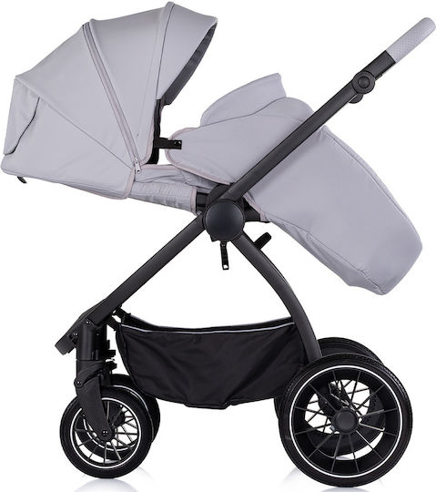 Chipolino Prestige Reglabil 3 în 1 Cărucior pentru copii Potrivit pentru Nou-născut Platină 9.35kg