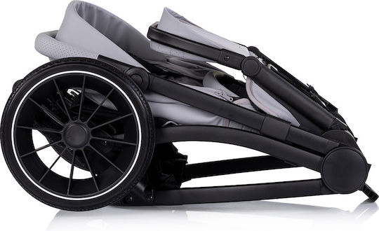 Chipolino Prestige Reglabil 3 în 1 Cărucior pentru copii Potrivit pentru Nou-născut Platină 9.35kg