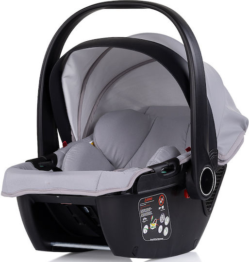 Chipolino Prestige Reglabil 3 în 1 Cărucior pentru copii Potrivit pentru Nou-născut Platină 9.35kg