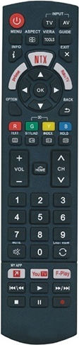 Universal Remote Control Compatible Panasonic Tv Original Unitronic Design 1722compu20250304