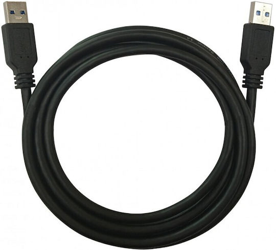 Techly USB 2.0 Cable USB-A male - USB-A male 2m