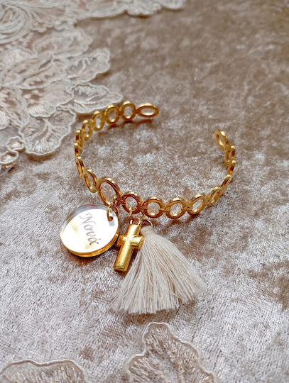 By Anastasia's Art Creations Taufe Anhänger Armbänder Gold 1 Stück