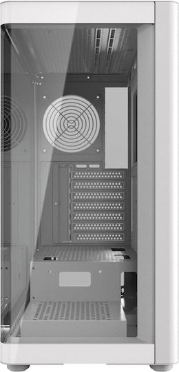 Darkflash DS900G Gaming Midi Tower Computer Case with Side Window White