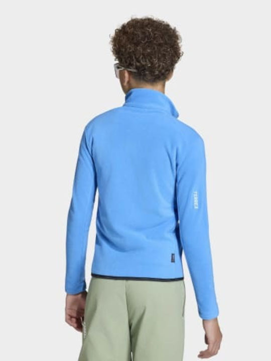 Αθλητική Παιδική Ζακέτα Fleece Μπλε Full-zip