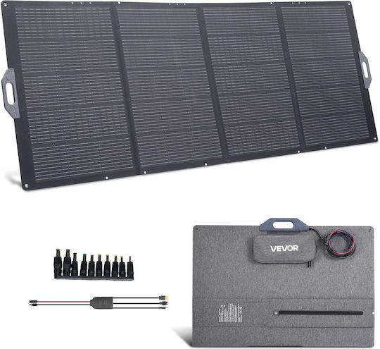 Vevor Panou Solar Portabil Pliabil 400W Eficiență Ridicată 24% Ip67 Mc4 & 10--1 Adaptor Dc Pentru Stații de Energie Bxzdtynb1400dwub1001v2