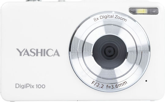 Yashica DigiPix Compact Camera 44MP Full HD (1080p) Optical Zoom 16x White