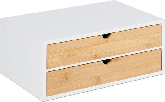 Органайзер за бюро в Бял Цвят 1бр 33x21x14см.