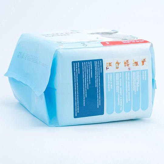 3 X 12 Bucăți Clean Pets Scutece Femelă Câini De Talie Mică S 30-48 Cm