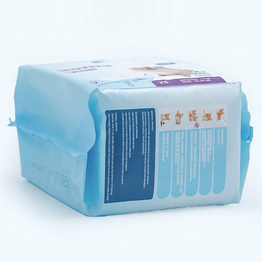 3 X 12 Bucăți Clean Pets Scutece Pentru Cățele Foarte Mici Xs 23-36 Cm