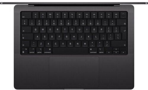 Apple MacBook Pro (2024) 14.2" Ecran Retina 120Hz (M4 Pro-12 Nuclee/24GB/1TB SSD/16 Nuclee GPU) cu Încărcător 70W Negru Spațial (Tastatură Engleză SUA)