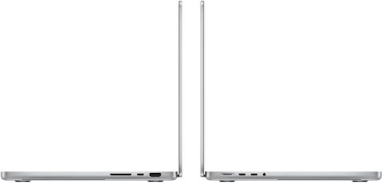Apple MacBook Pro 2024 14,2 Zoll Retina Display 120Hz M4 Pro 12-Kern 24GB 1TB SSD 16-Kern GPU mit Ladegerät 70W Silber Internationales Englisch Tastatursprache