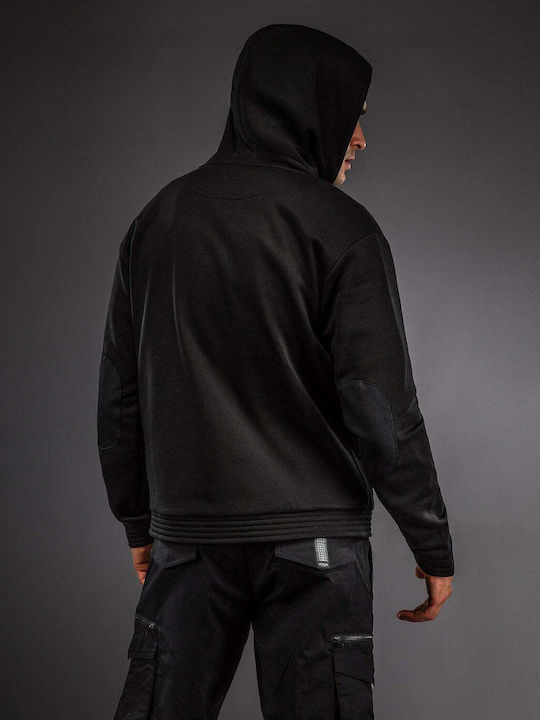 Sweatshirt with Hood Black