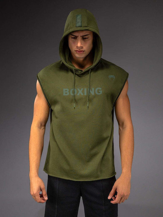 Sweatshirt with Hood Military Green
