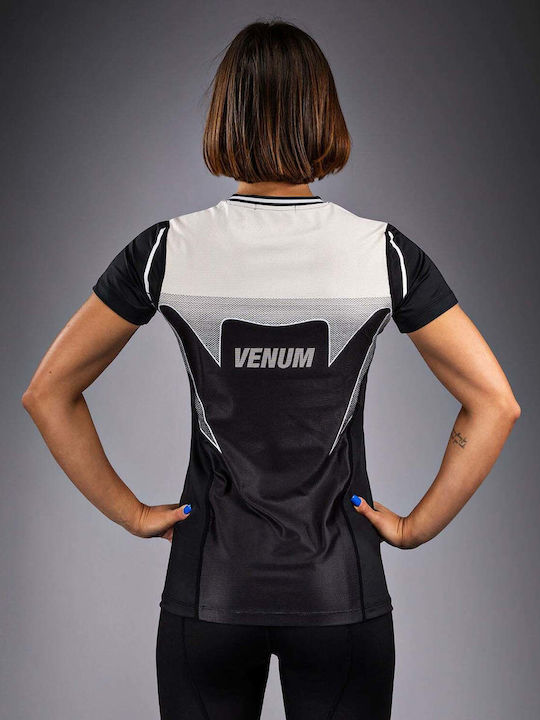 Venum Women's Short Sleeve Martial Arts Shirt VENUM-05183-108 Black