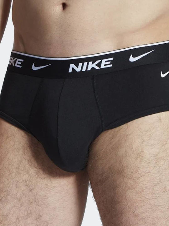 Herren Slips Schwarz 3Packung