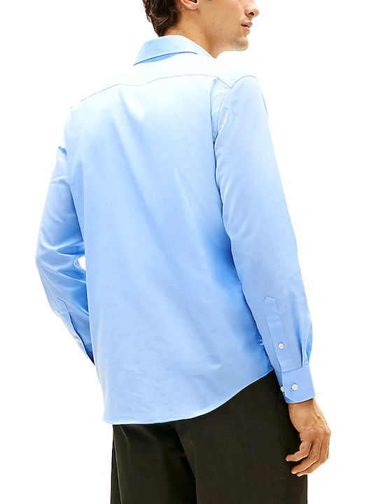 Tommy Hilfiger Bumbac Cămașă Sky Blue