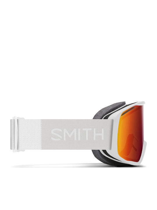 Smith Ski & Snowboard Goggles Kids White with Lens in Red Color