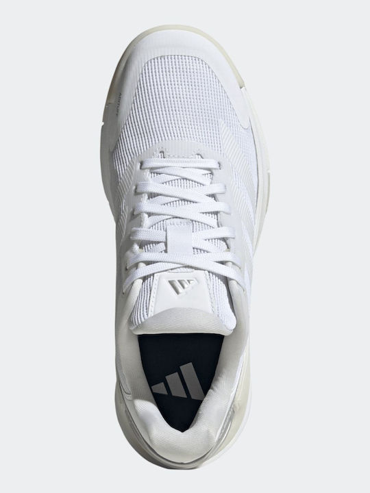 adidas Crazyquick Γυναικεία Παπούτσια Padel Λευκά