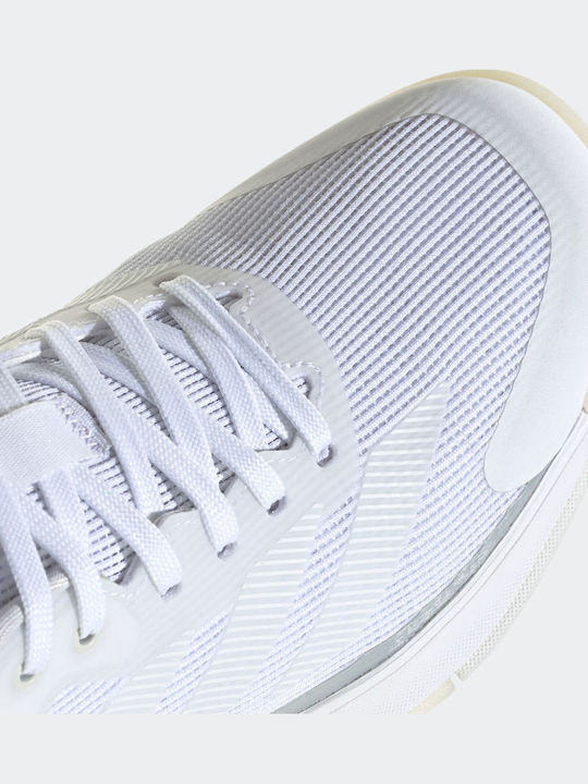 adidas Crazyquick Γυναικεία Παπούτσια Padel Λευκά