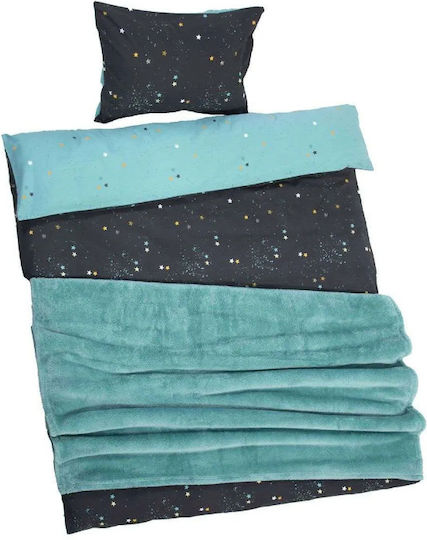 Nef-Nef Homeware Blanket Fleece Nasty Aqua 220x160cm