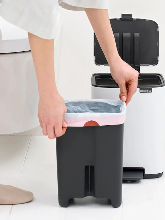 Brabantia Plastic Perie de toaletă 7lt Alb